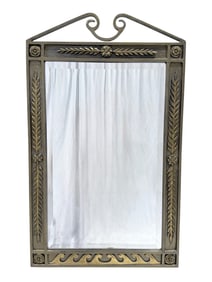 Fine LaBarge Iron & Bronze Wall Mirror