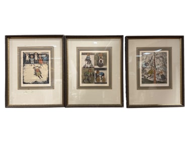 Group of 3 Signed Graciela Rodo Boulanger Lithographs