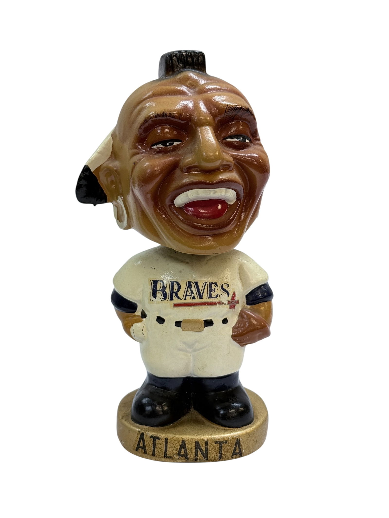 RARE Atlanta Braves "Chief Noc-A-Homa" Bobble Head (1 of 9)