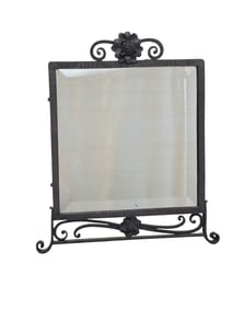 French Art Deco Marinajoelle Style Iron Mirror