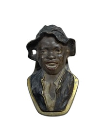Antique Cast Iron Black Americana Paperclip (Johnnie Griffin)