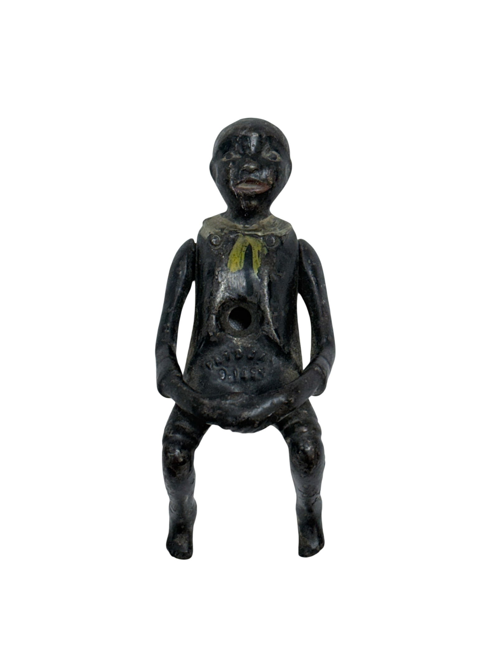 RARE 1894 Cast Iron Black Boy Broom Holder (1 of 4)