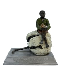 RARE Black Boy  on Cotton GA Mills Advertisement