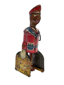 1930s Louis Marx & Co. Red Cap Tin Wind Up Toy