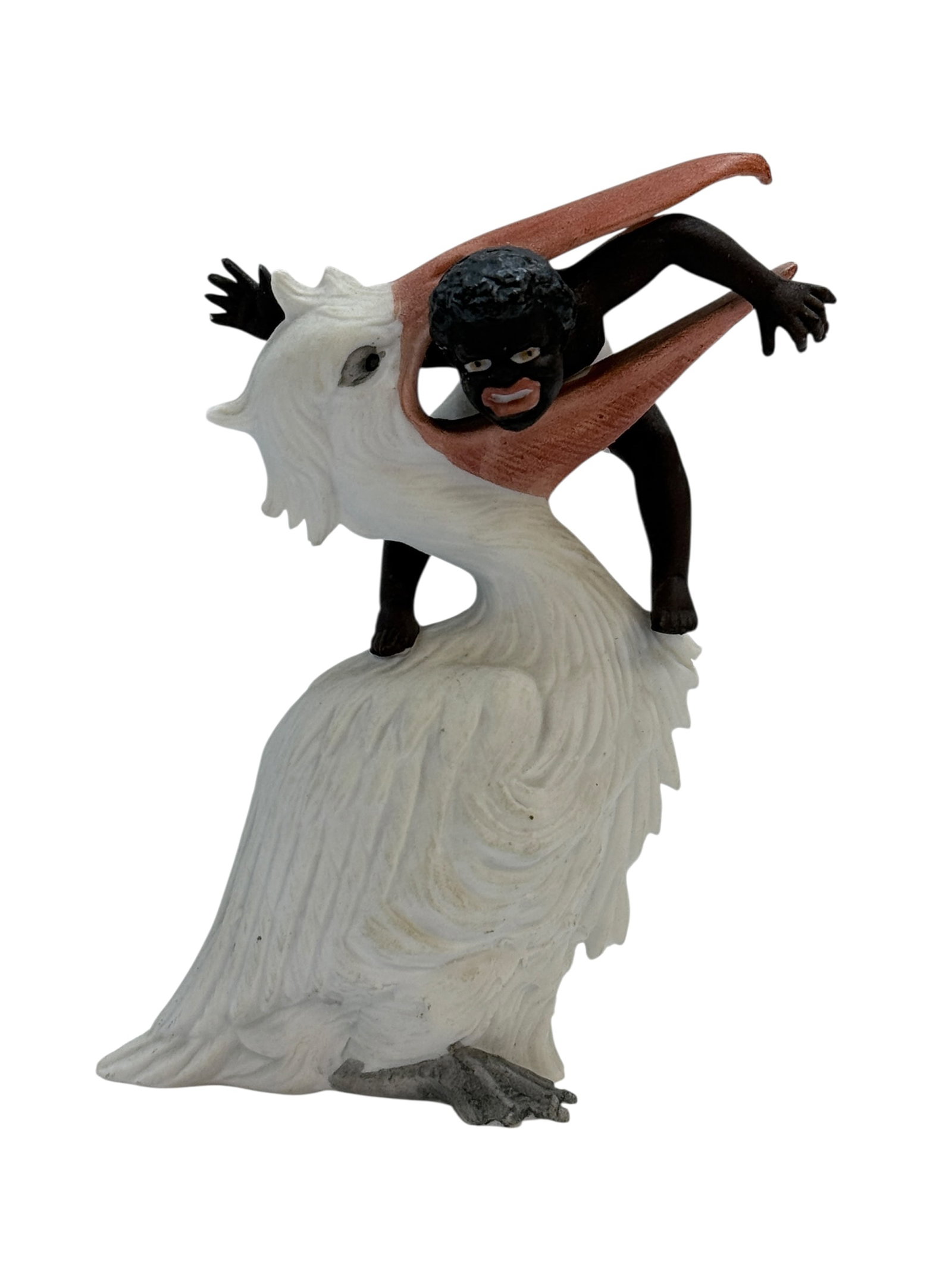 RARE German Schafer Vator Black Boy & Pelican: RARE German Schafer Vator Black Boy & Pelican. Marking on the underside. Measures 4" Tall. In good condition.
