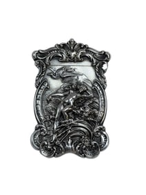 RARE William B. Kerr & Co. Sterling Match Safe w/ Nude