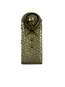 Antique Victorian Brass "Baby in Shirt" Match Safe