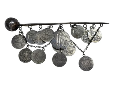 RARE Large Collection of Victorian Silver Coin Love Tokens