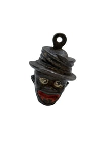 Early Cast Iron Black Americana Cap Bomb Toy