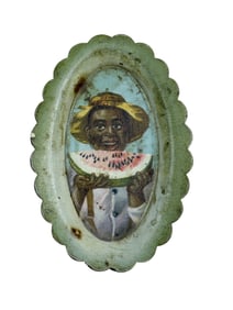 Antique "Black Boy w/ Watermelon" Fuess Fischer Co. Pin Tray