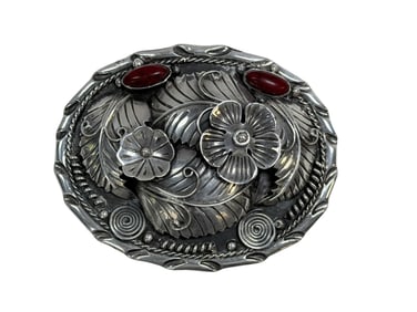 Sterling & Coral Mexico Buckle
