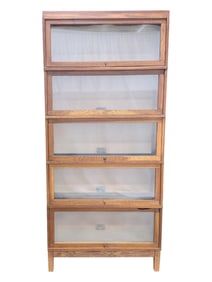 Globe Wernicke Oak 5 Stack Barrister Bookcase