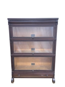 Globe Wernicke 3 Stack Barrister Bookcase w/ Drawer