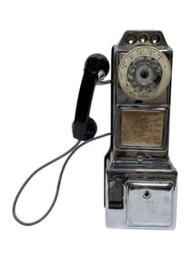 Vintage Automatic Electric Co. 3 Slot Rotary Payphone