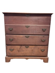 Large Primitive 2 Drawer Mule Chest