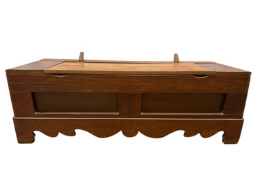 Antique Oak Blanket Chest