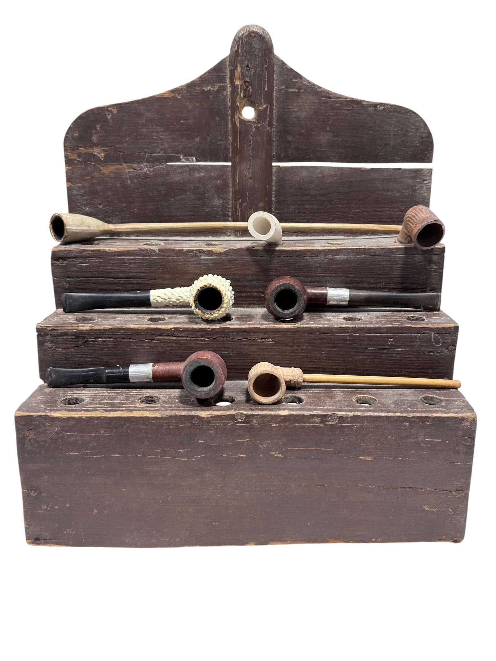 Group of Pipes w/ Primitive Stand (1 of 6)