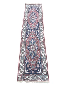 Hand Knotted Kazak Runner