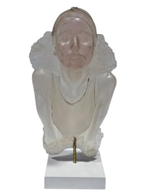 Marc Sijan Style Acrylic Bust Sculpture