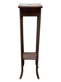 Antique Oak Arts & Crafts Plant Stand