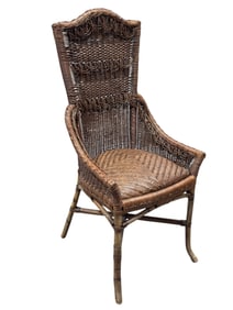 Vintage Wicker Armchair