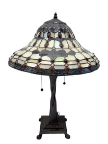 Tiffany Style Stained Glass Lamp