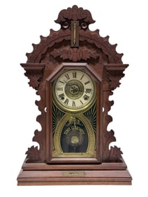 Antique E. Ingraham Gingerbread  Clock