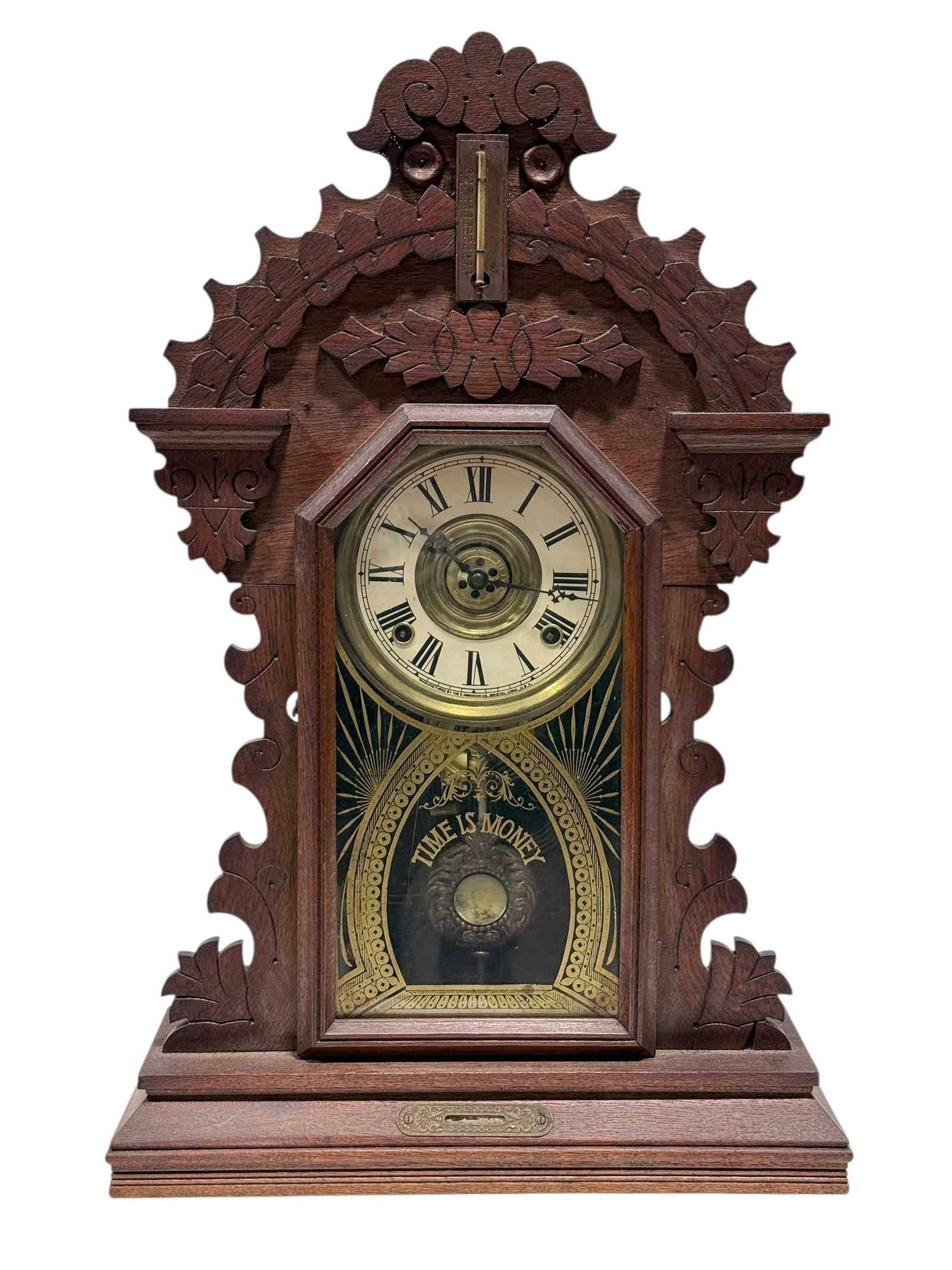 Antique E. Ingraham Gingerbread  Clock (1 of 11)