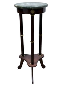 Bomby Co. Marble Top Plant Stand