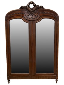 Late 19th C. French Louis XVI Style Armoire