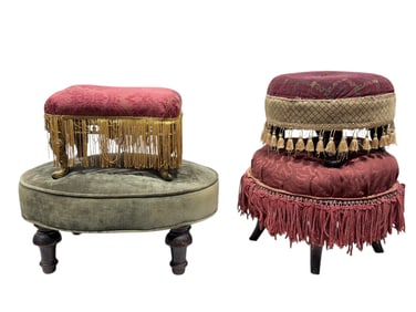 Group of 4 Footstools
