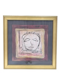 Signed Jody Hewitt "Study of Heads II" Original Modern Painting