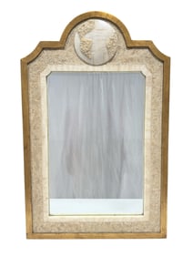 Quality Unique Stone Veneer Mirror w/ Globe Design
