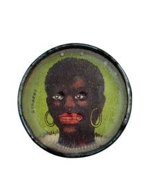 Antique German Black Americana Palm Puzzle