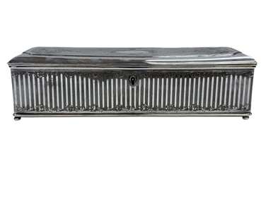 Fine 19th C. Wilcox Silverplate Jewelry Box
