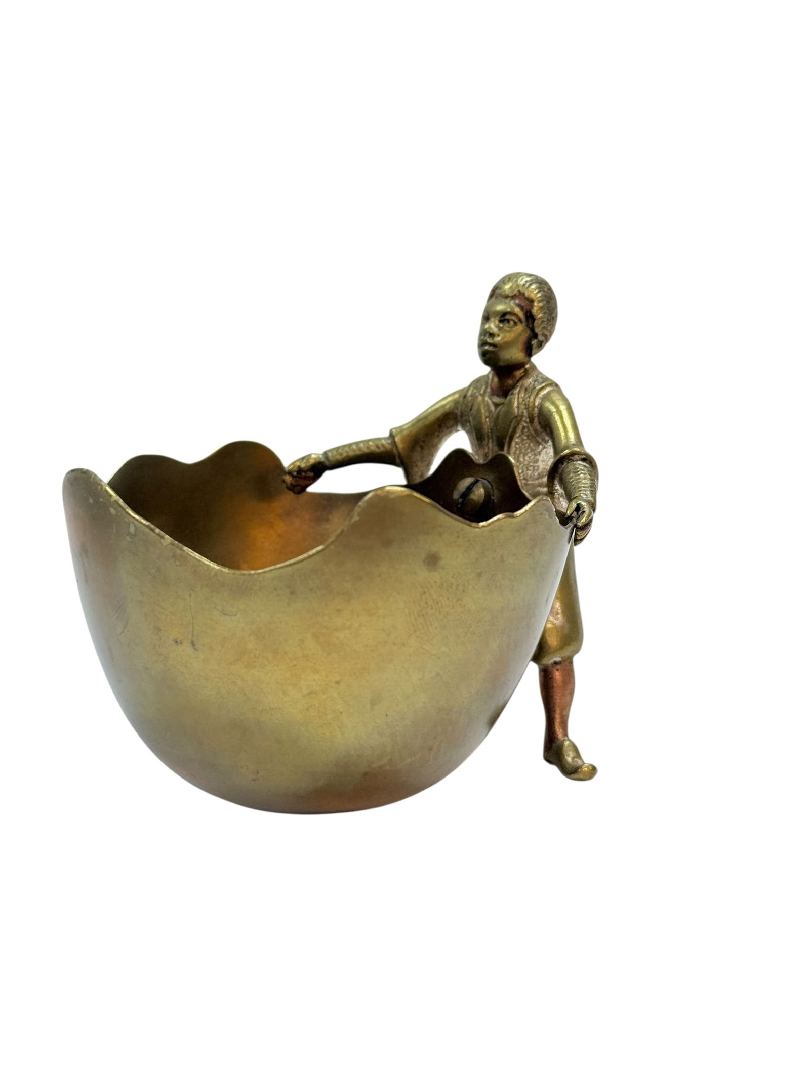 Austrian Bronze Black Boy & Egg (1 of 10)