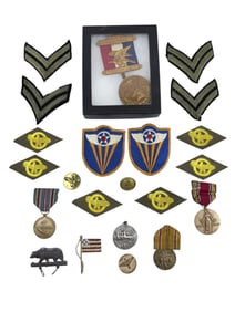 Group of Patches, Medals & Pins