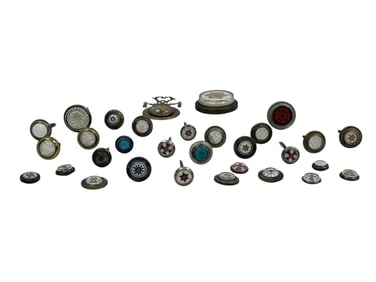 Large Collection of Victorian Drapery Hooks/Picture Hangers