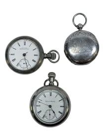 Group of 3 Old Pocket Watches