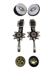 19th C. Horse Bridal Buckles & Decorations