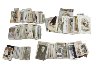 Large Collection of 19th C. Advertisement Cards