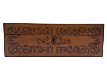 Early 19th C. English Inlaid Work Box
