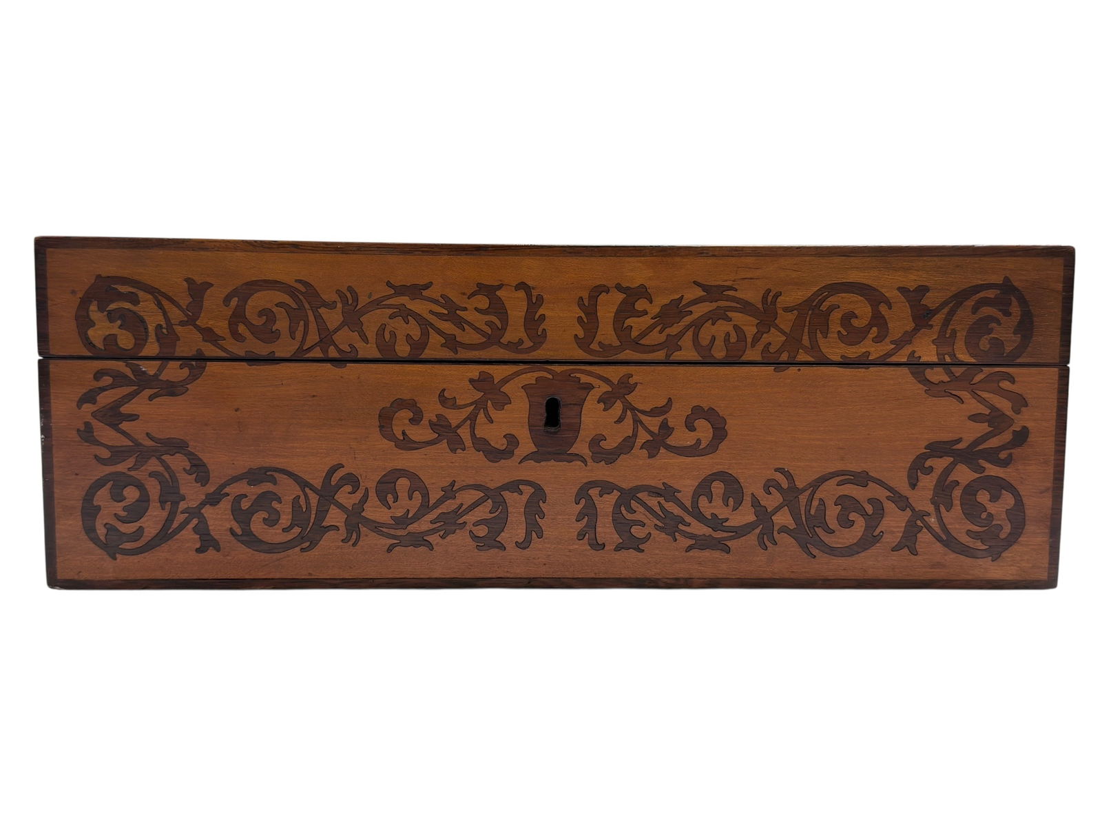 Early 19th C. English Inlaid Work Box (1 of 14)