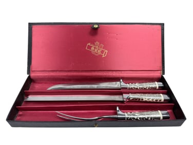 (3Pc) Sheffield Crown Cutlery German Set