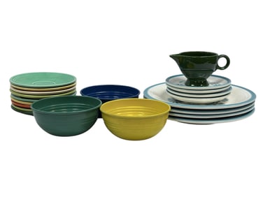 Group of 21 Vintage Fiesta Pieces