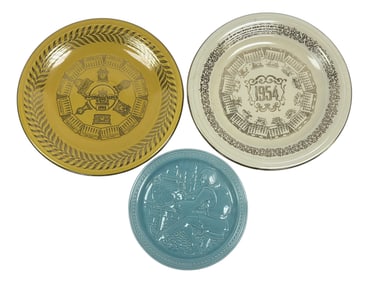 (3) Fiesta Plates