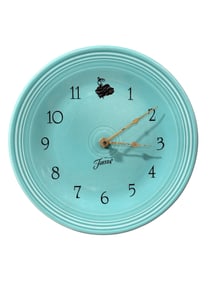 Homer Laughlin Fiesta Seamist Wall Clock