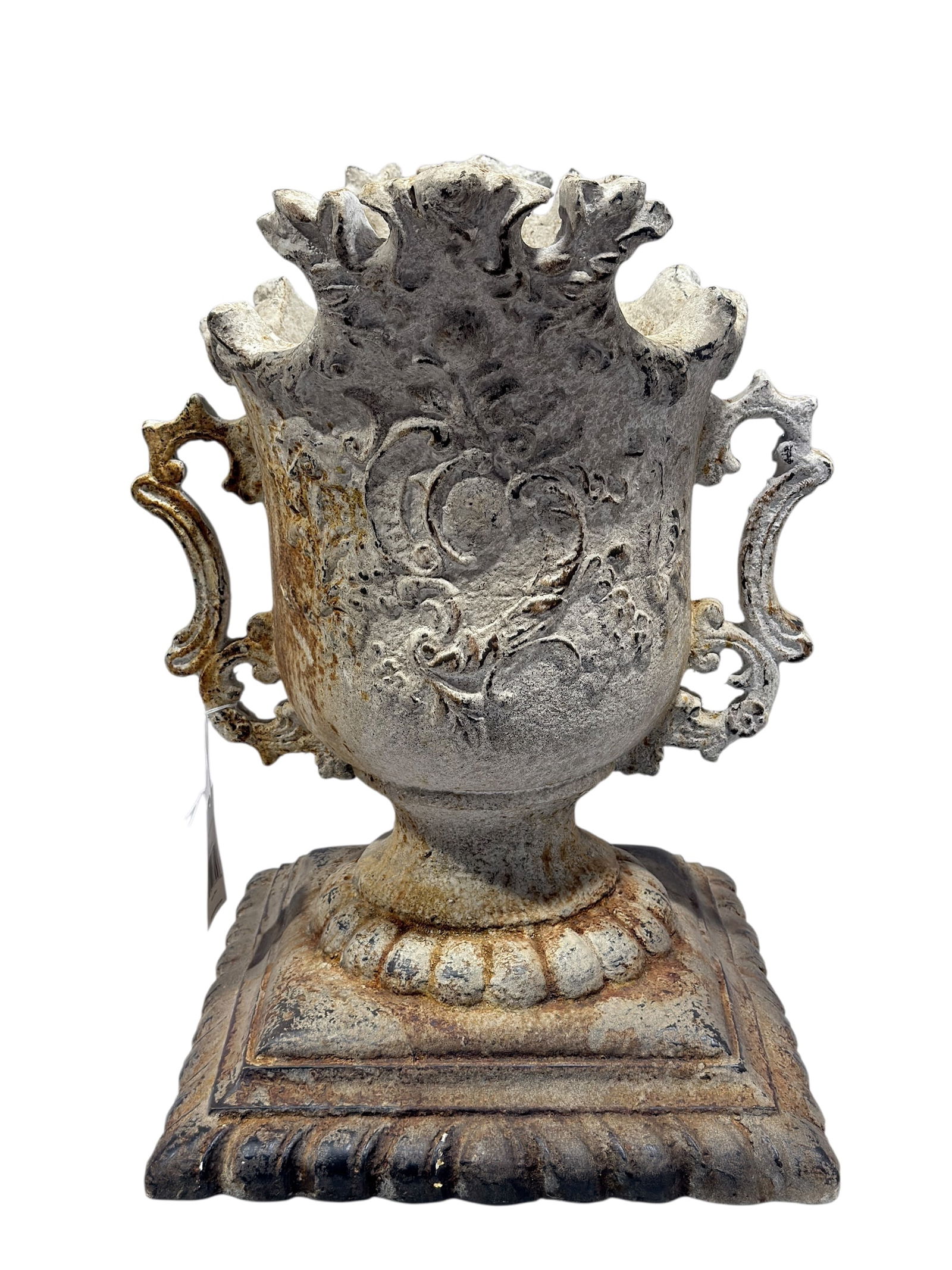 Park Hill "Aged Estate" Urn: Park Hill "Aged Estate" Urn. Made out of composite. Has park hill label on handle. Measures 22.5" H x 16.5" W x 15.5" D. Brand New out of the box, In good condition.