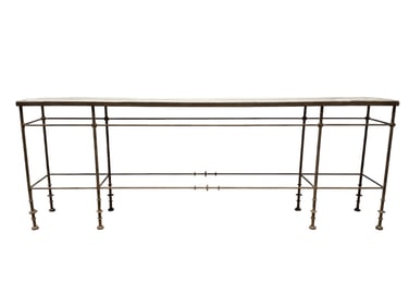 Hooker Furniture "St James" Metal & Stone Console Table