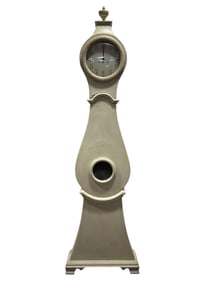 GJ Styles "Mora" Clock Tall in Gustavian White